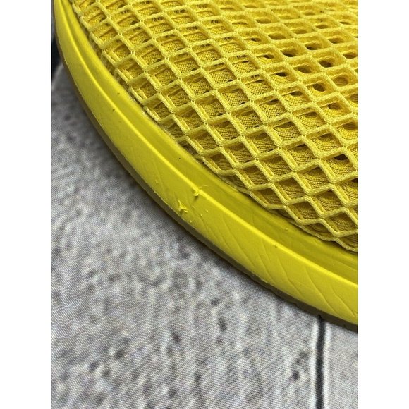 NOBULL Diamond Mesh Runner Shoes Lemon Drop Yellow Mens 7.5 Womens 9 Not Neon - Picture 12 of 13